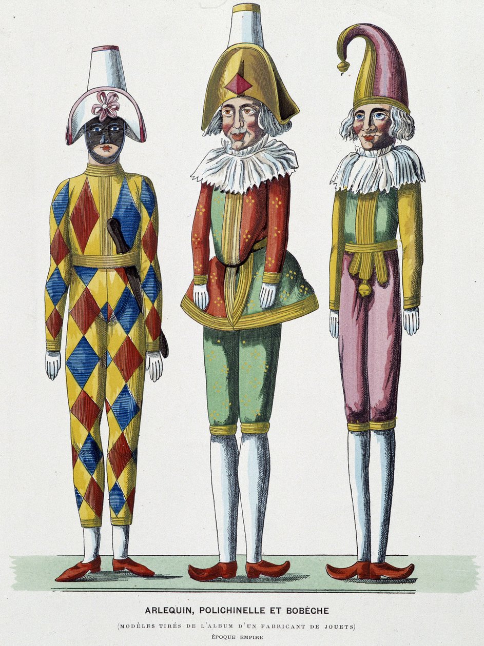 Toys of the First Empire: Harlequin, Bobèche av French School
