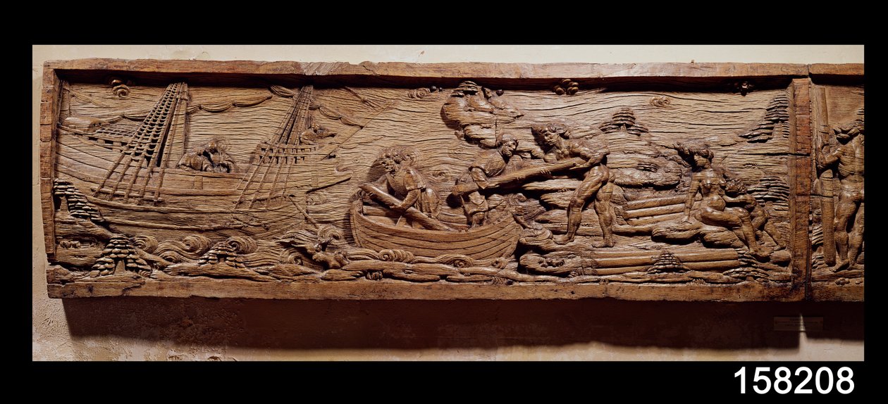 Handel med tre fra Brasil, ca. 1550 (tre) av French School