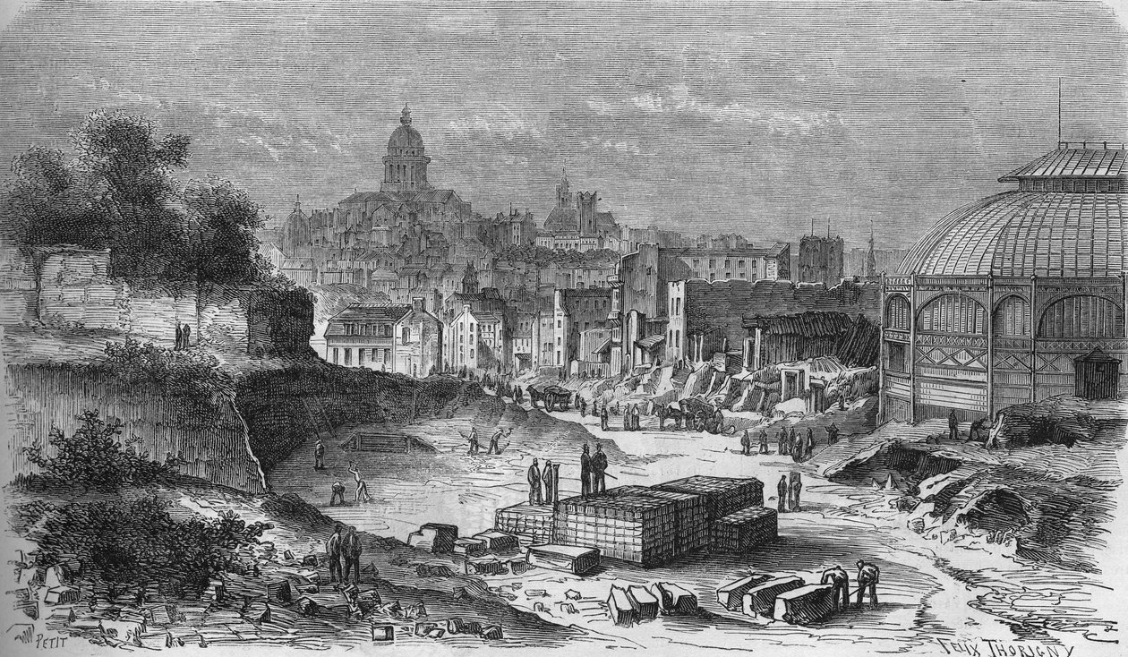 Transformasjoner av Paris under det andre imperiet, Haussmann-Paris: bygging av Place d