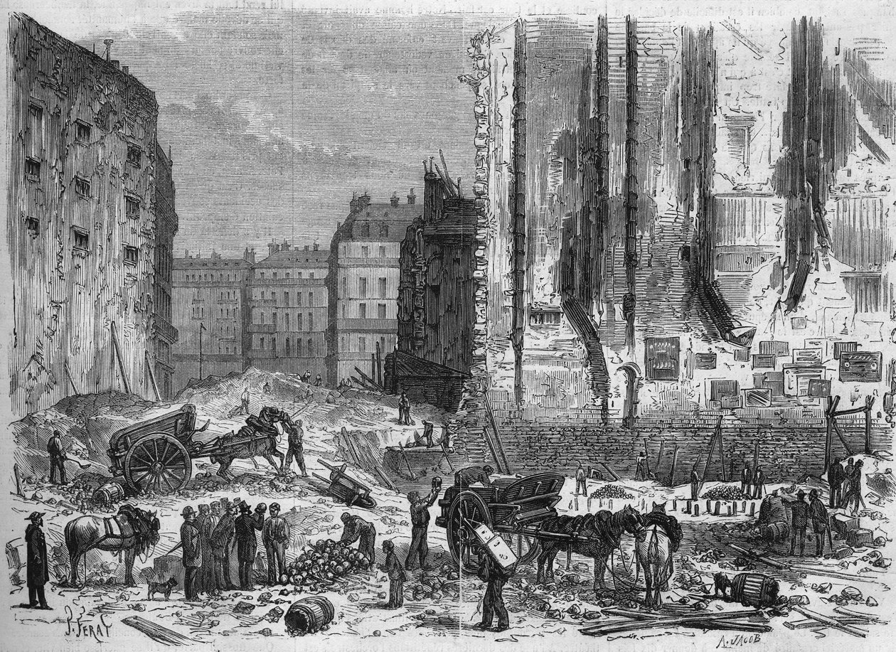 Transformasjoner av Paris under det andre imperiet, Haussmannske Paris; oppdagelsen av et ossuarium under byggingen av rue de Maubeuge av French School