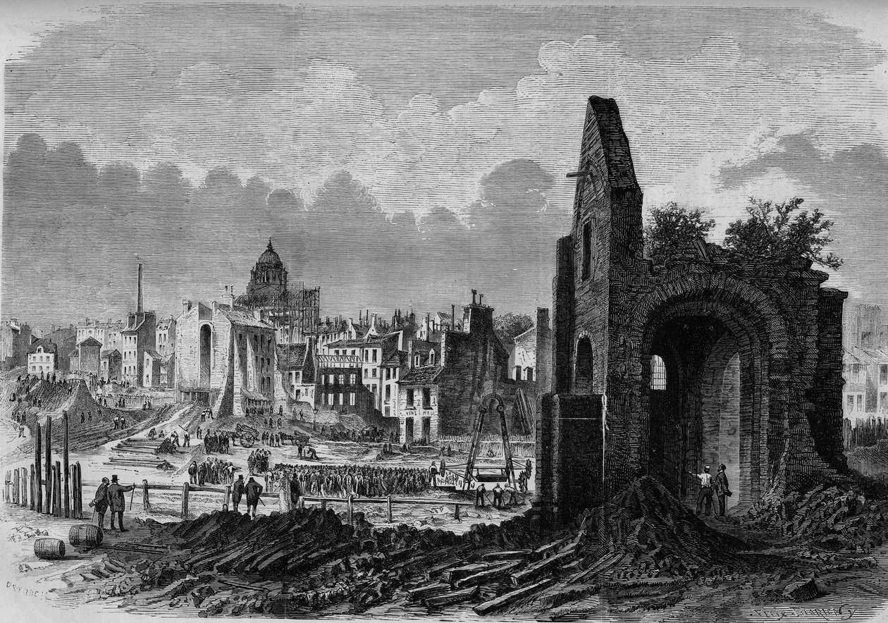 Transformations de Paris sous le Second Empire , Paris haussmannien : ruines de l