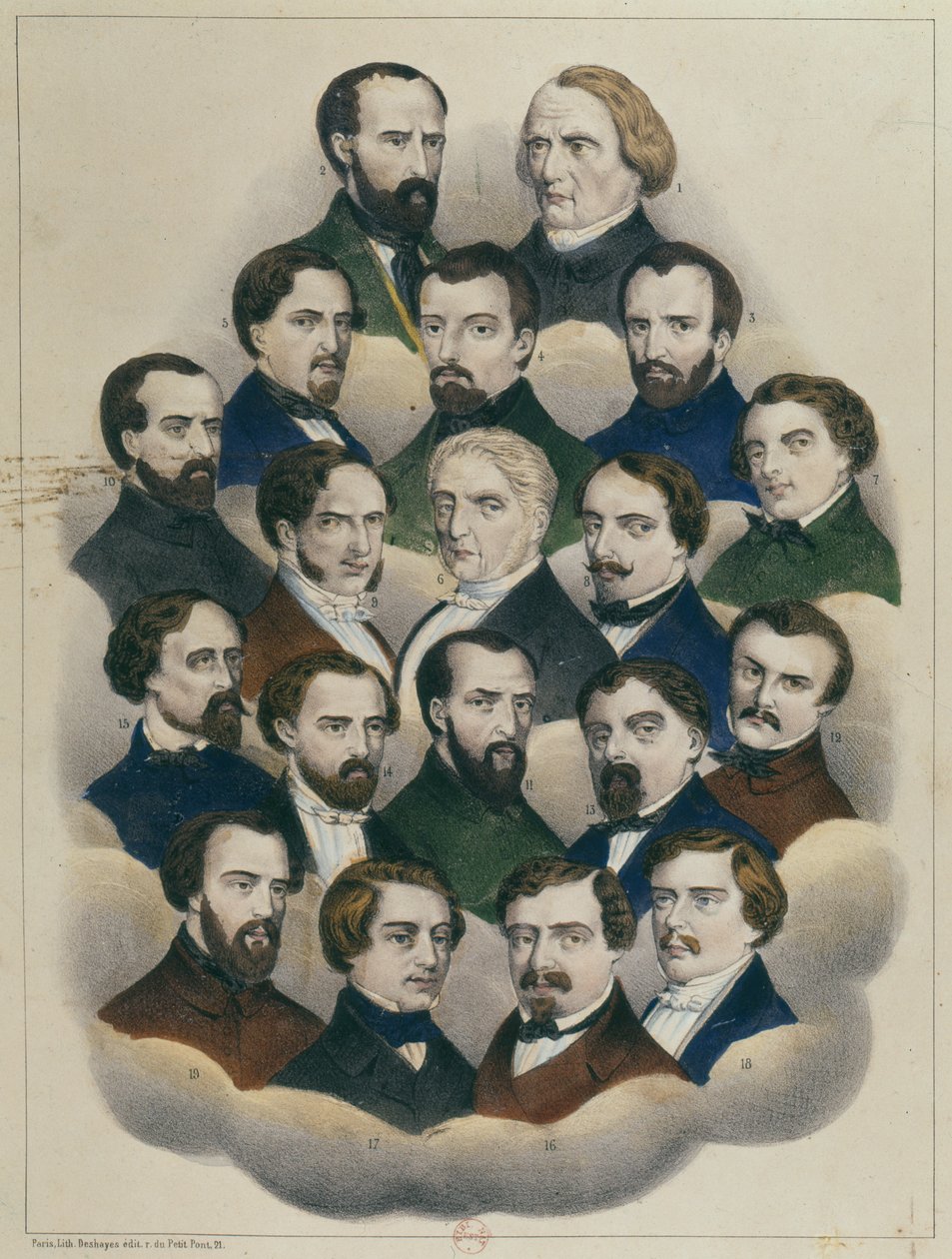 Rettssak i Bourges mot de franske republikanske lederne av demonstrasjonen i Paris 15. mai 1848 av French School