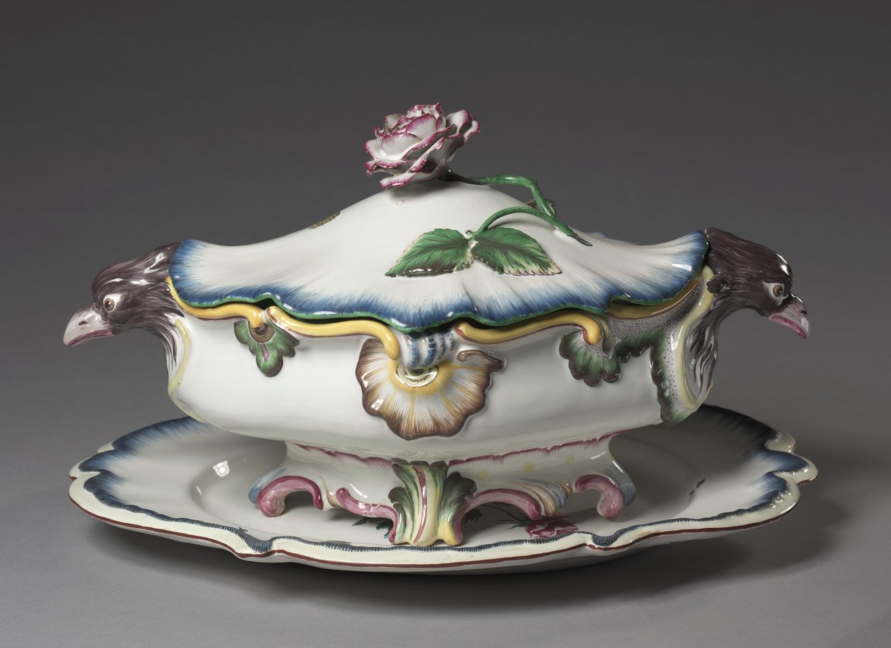 Terrin, produsert av Strasbourg Factory, ca. 1750 av French School