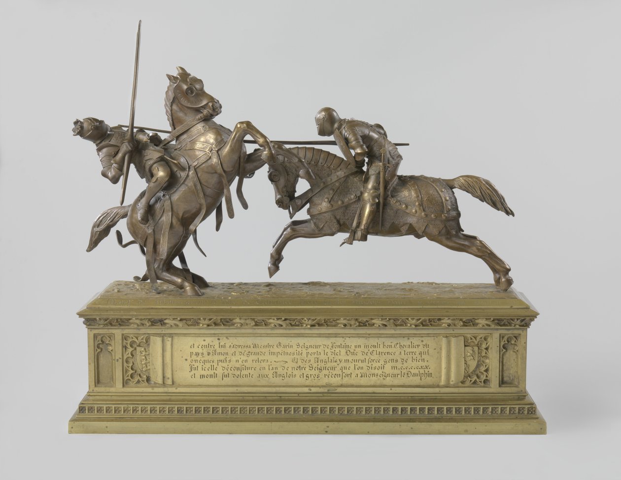 Two Fighting Knights, Known as ‘Mort de Monseigneur le Duc de Clarence’ av French School