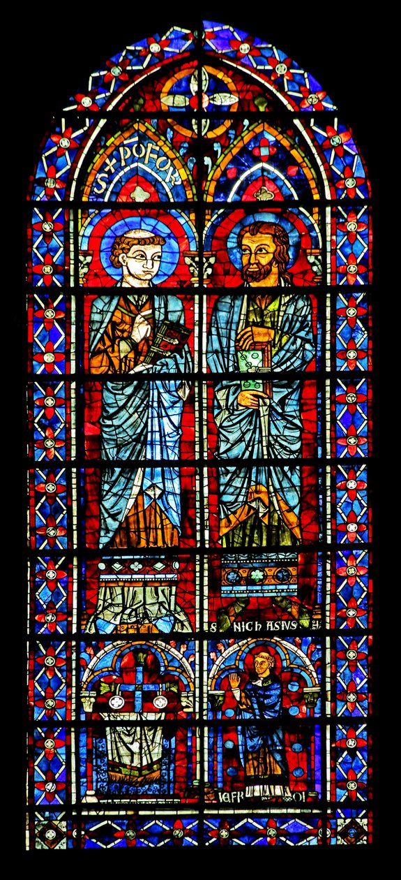 To helgener - en er Nicaise; giverprest under (w116) av French School