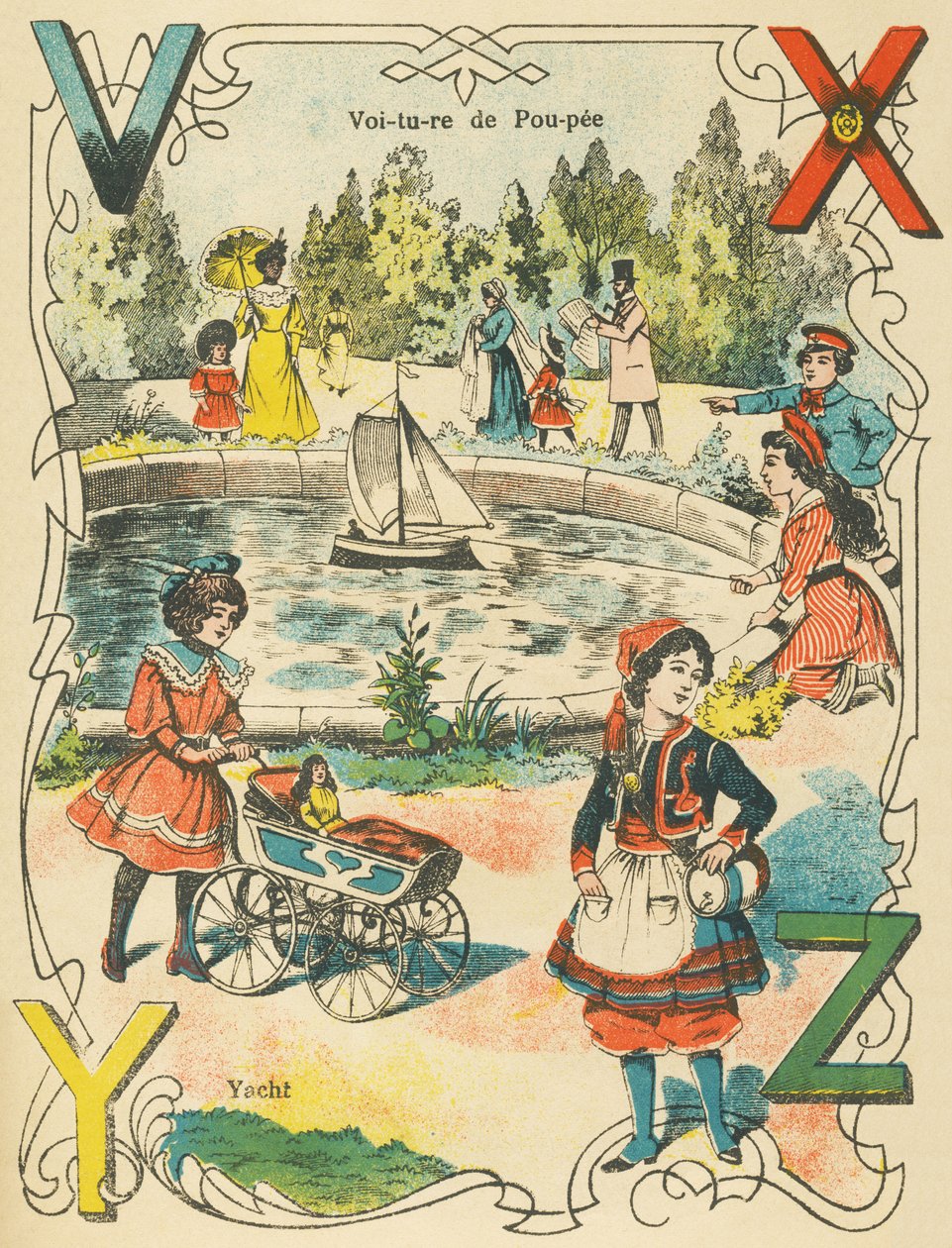 V X Y Z: Dukkebil, Yacht av French School