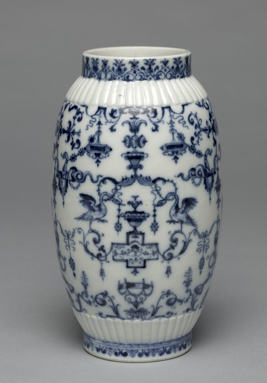Vase, Saint Cloud Porselensfabrikk, ca. 1695-1700 av French School