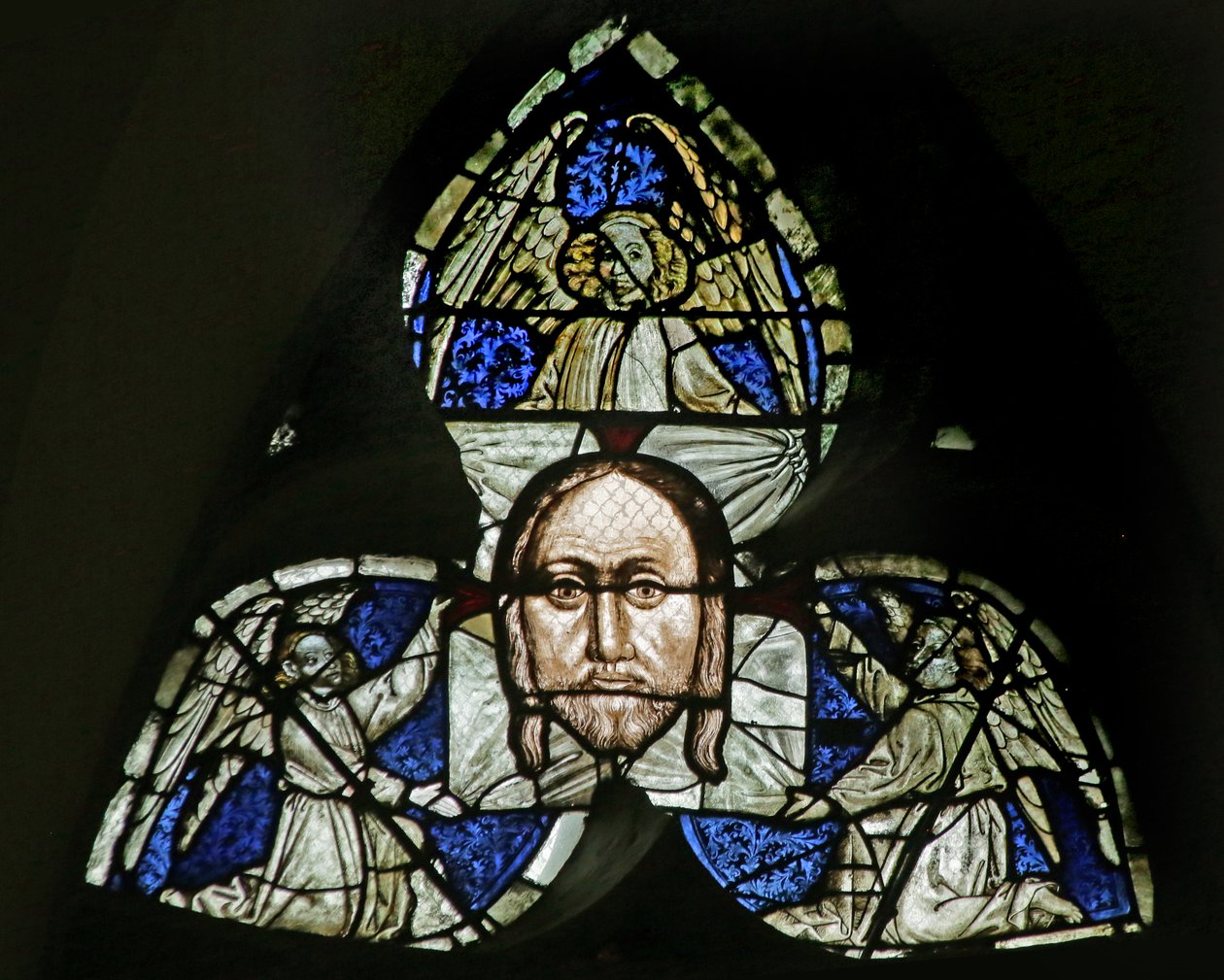 Veronicas slør (farget glass) av French School