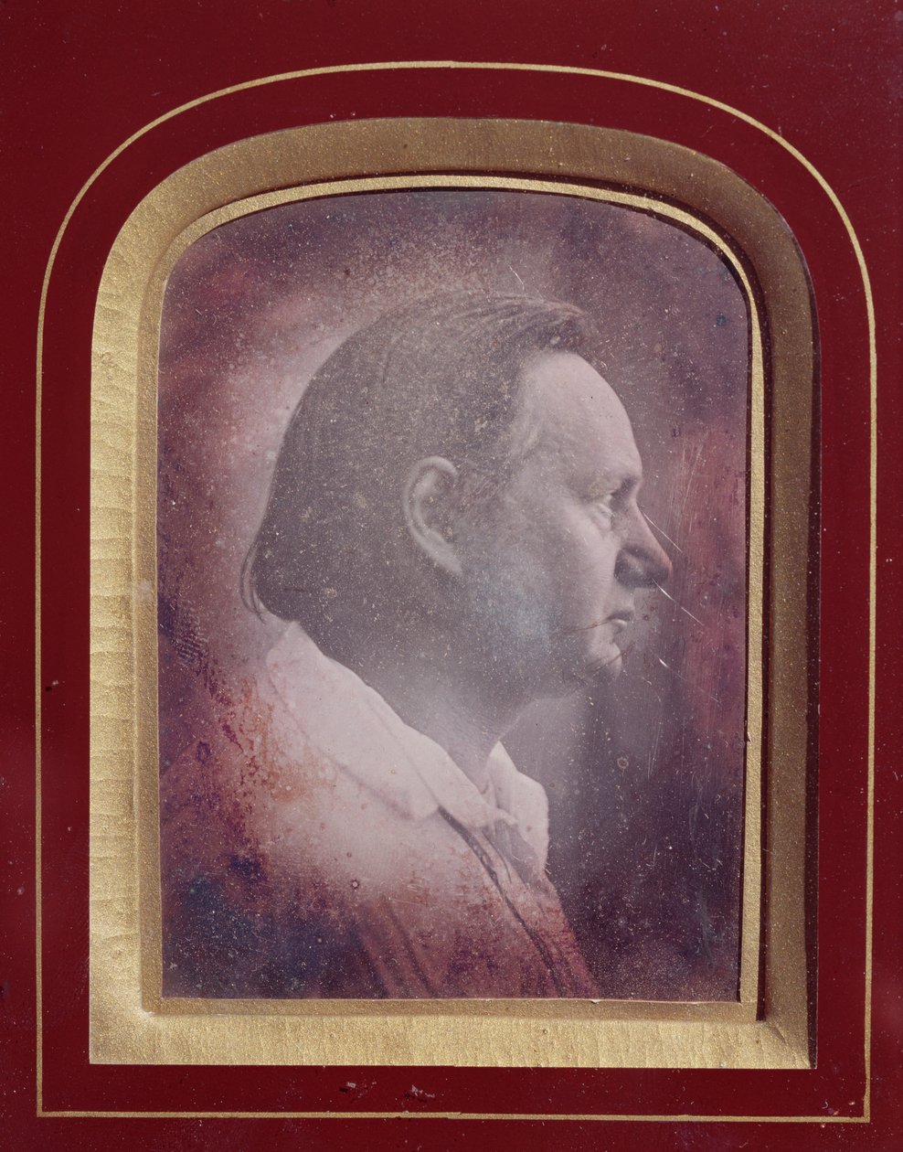 Victor Hugo (1802-85) (daguerreotypi) av French School