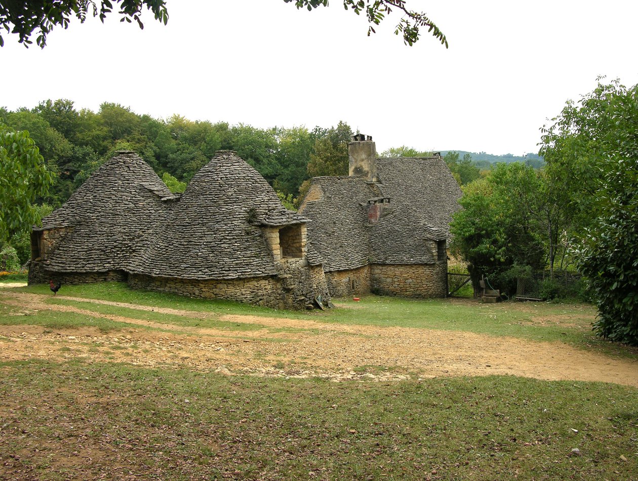 Utsikt over Cabanes de Breuil av French School