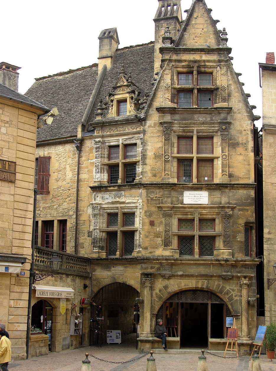 Utsikt over Maison de La Boetie av French School