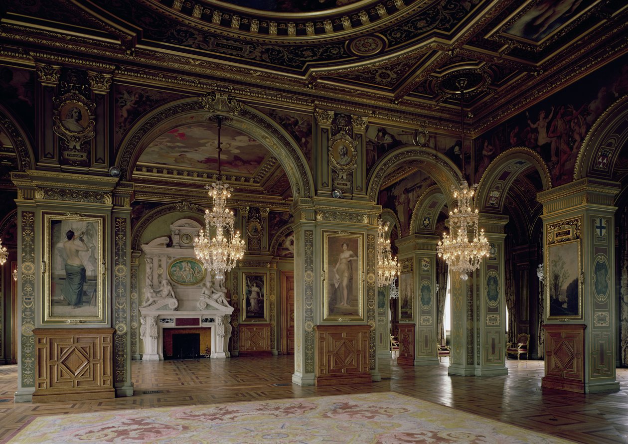 Utsikt over Salle des Arts, etter 1871 av French School
