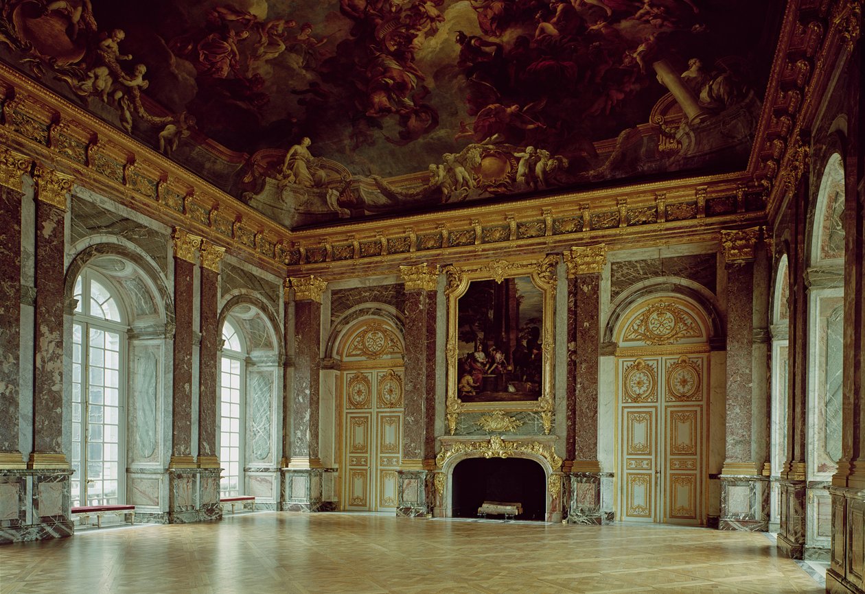 Utsikt over Salon dHercule, innviet i 1739 av French School