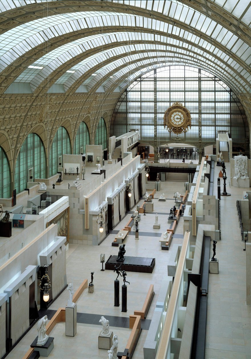 Utsikt over det sentrale skipet til Musee (Gare) d