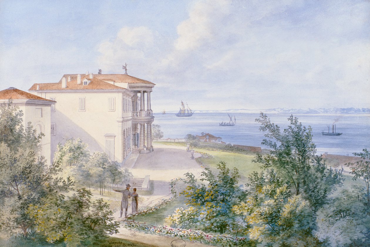 Villa Murat, Campo Marzio i Trieste, 1820 av French School