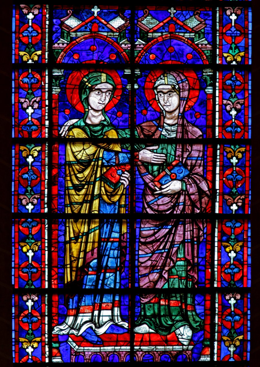 Jomfru Maria – Visitation of (w100) av French School