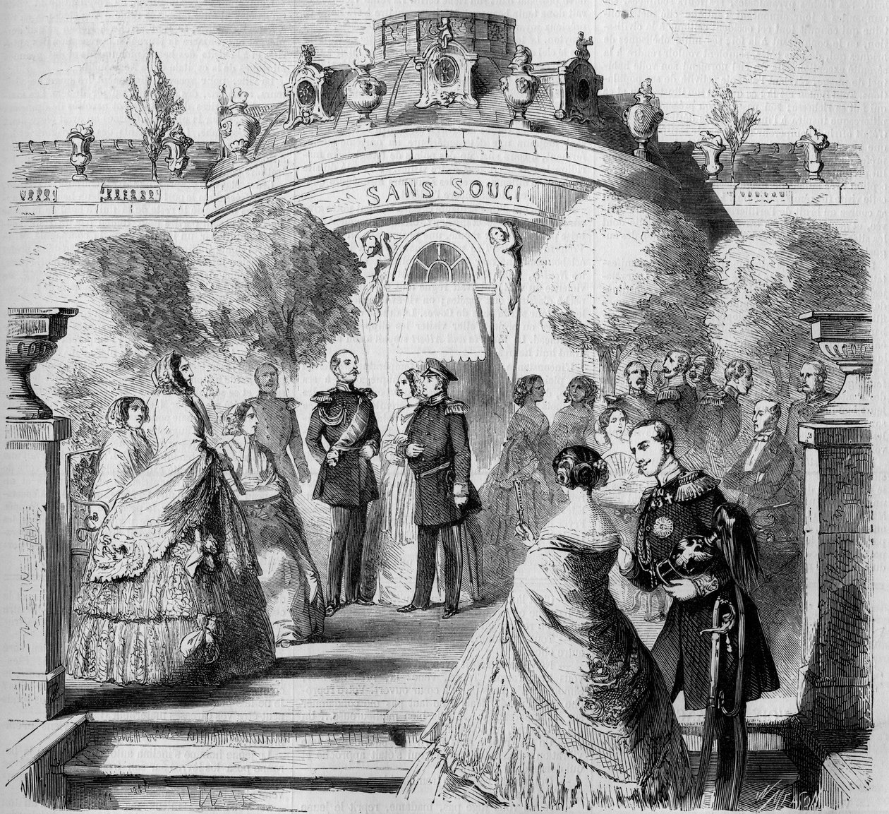 Visit of the Imperial Family of Russia to Germany av French School