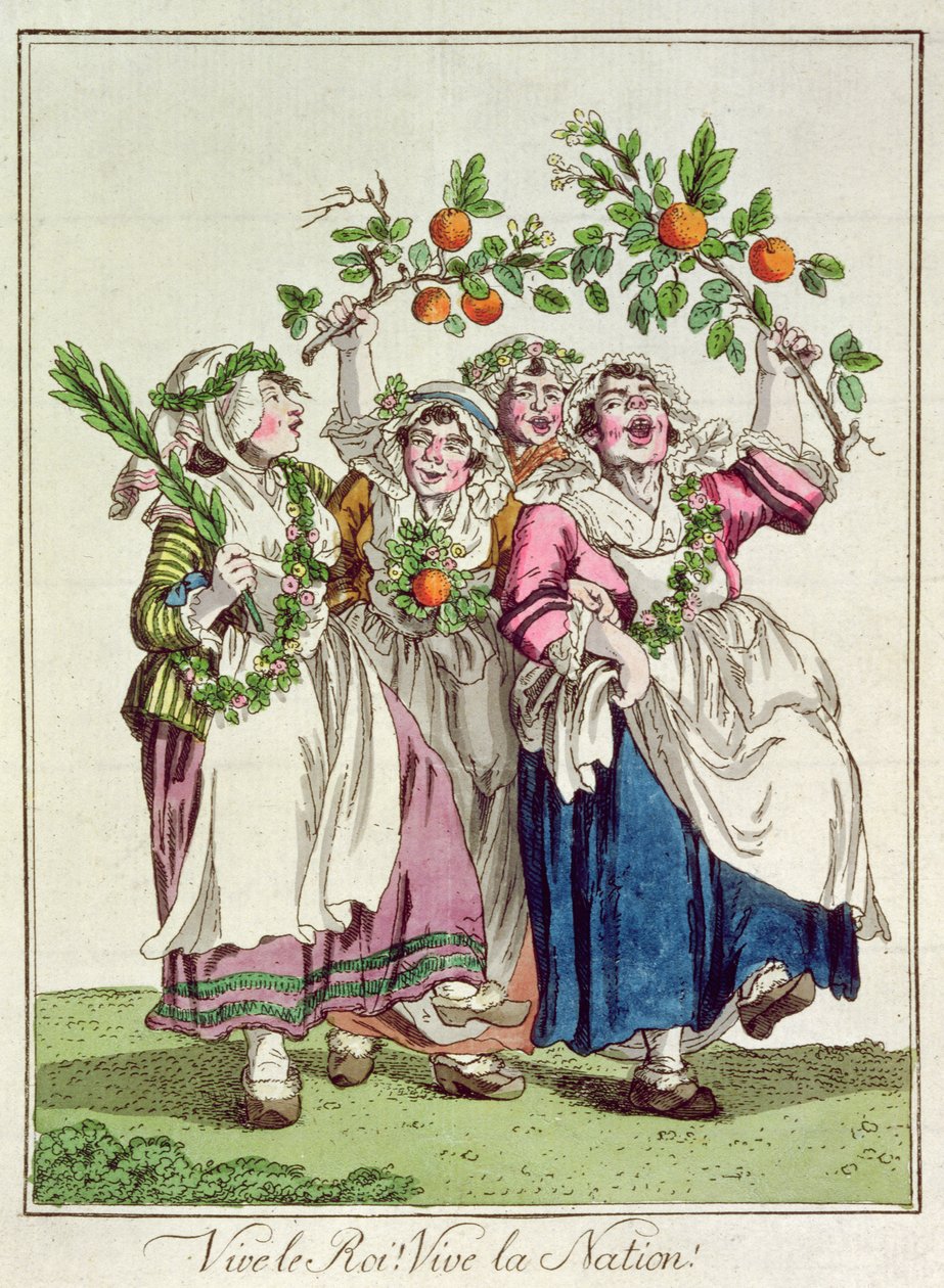 Lenge leve kongen! Lenge leve nasjonen!, 1789 av French School