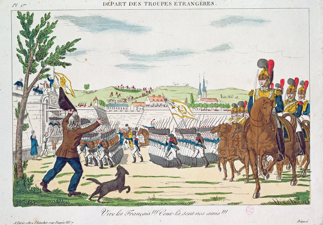 Lenge leve franskmennene!, Utenlandske troppers avgang, 1818 av French School