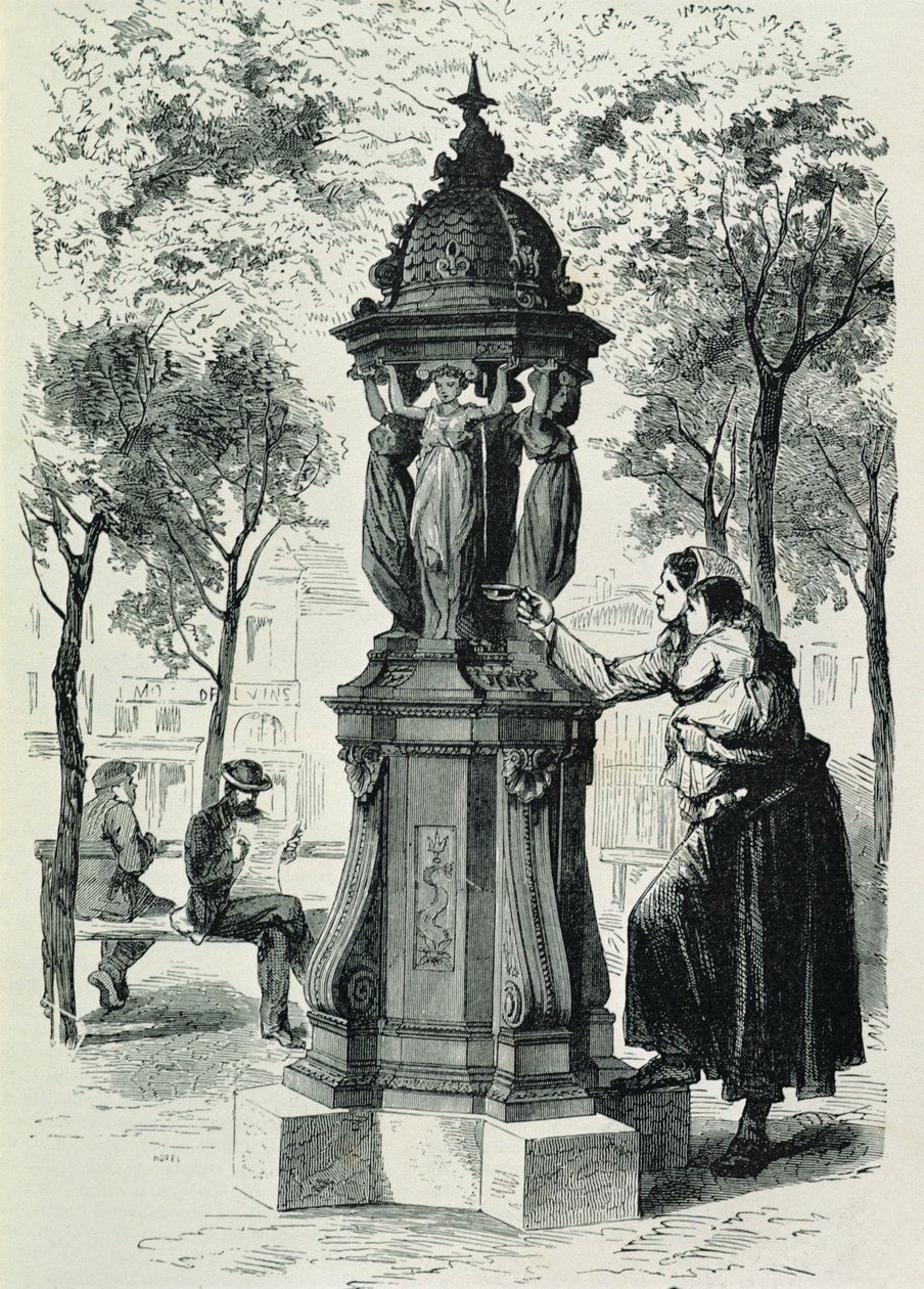 Wallace-fontenen, 1872 av French School