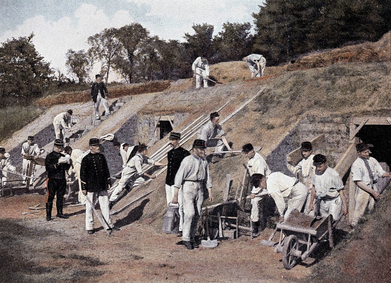War de mines (forsvar) - i ""Album Military"" - Genie av French School