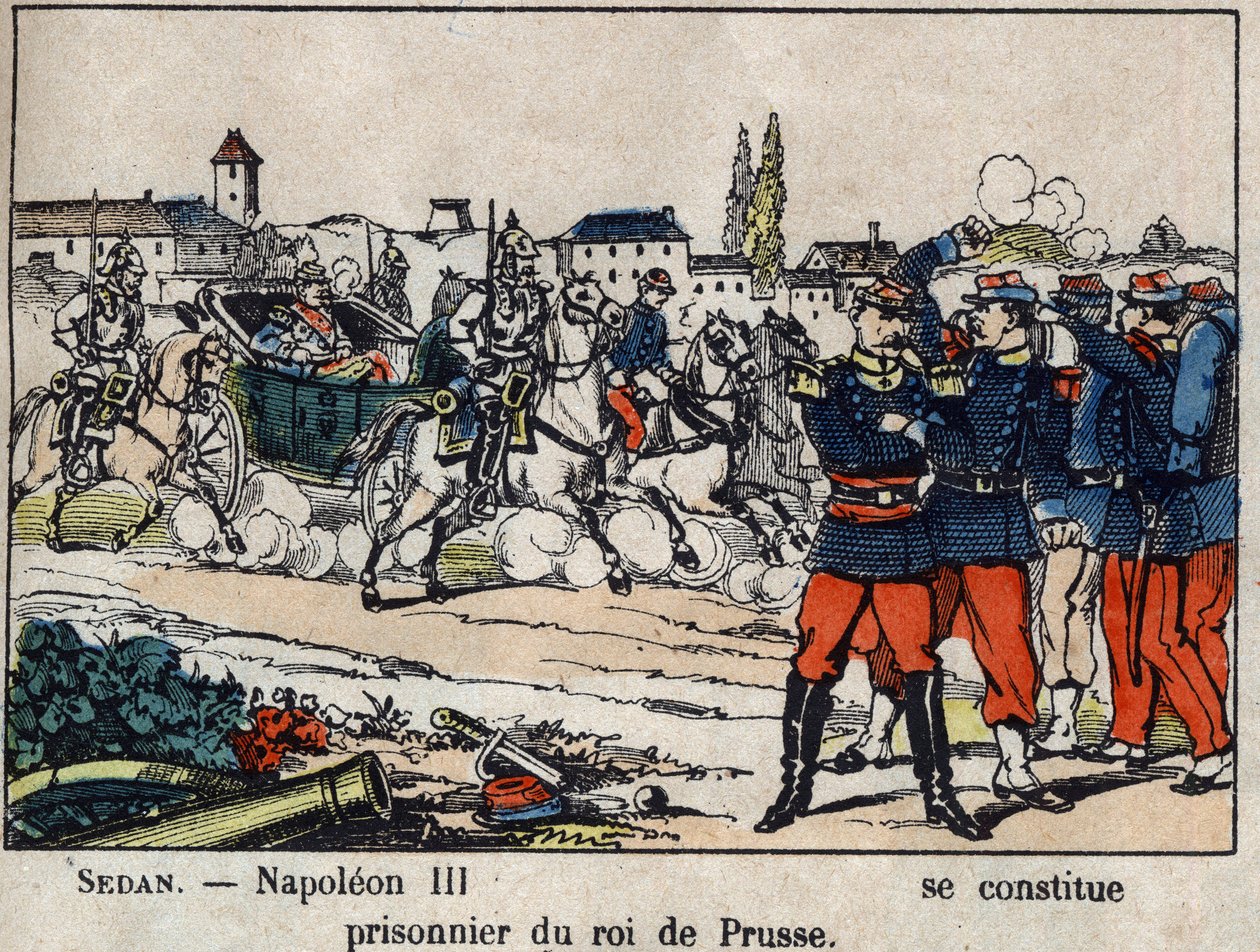 War of 1870 between France and Prussia: The Battle of Sedan, Emperor Napoleon III (Louis Napoleon Bonaparte av French School
