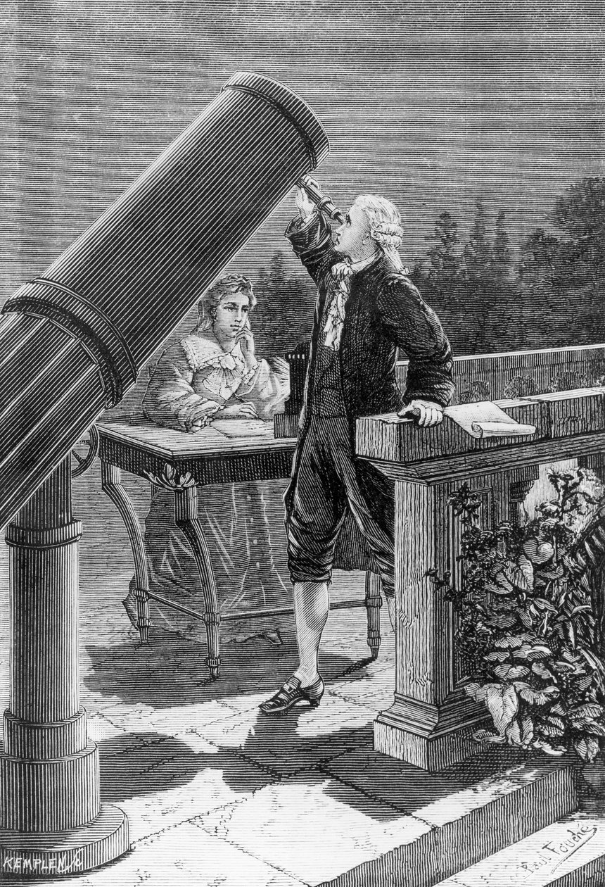 William Herschel (1738-1822) Oppdager planeten Uranus av French School