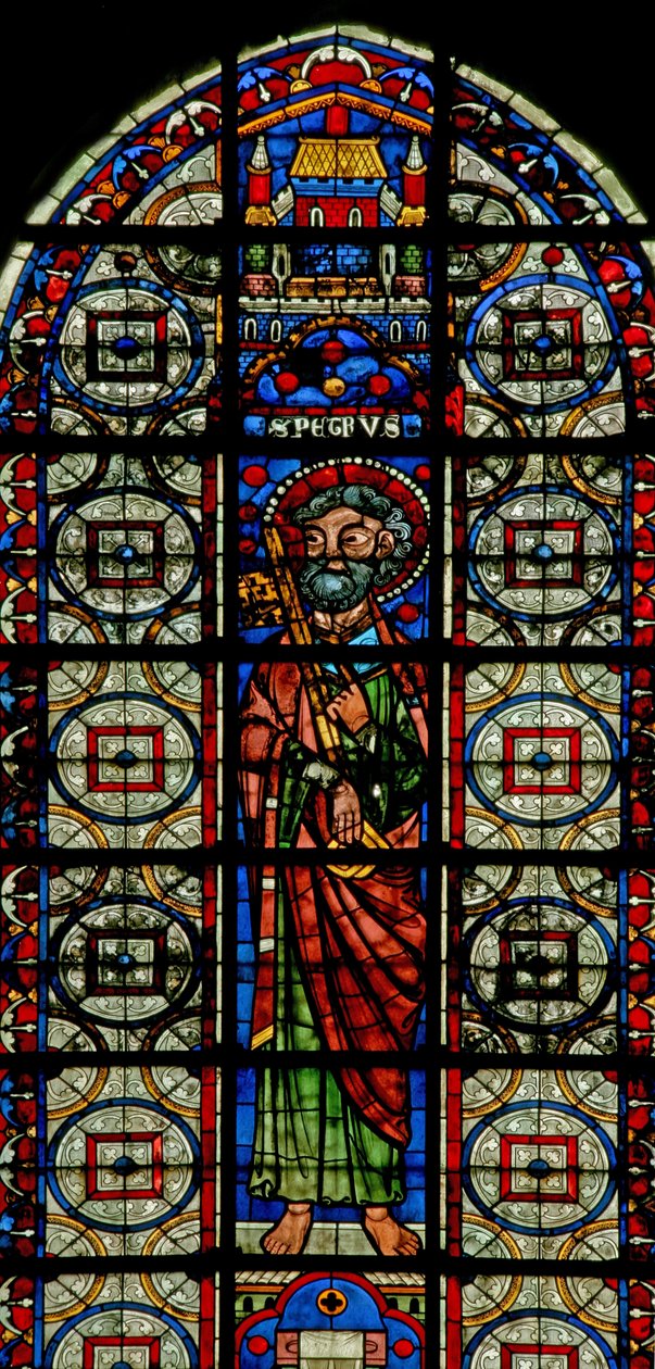 Vindu w109 som viser St Peter av French School
