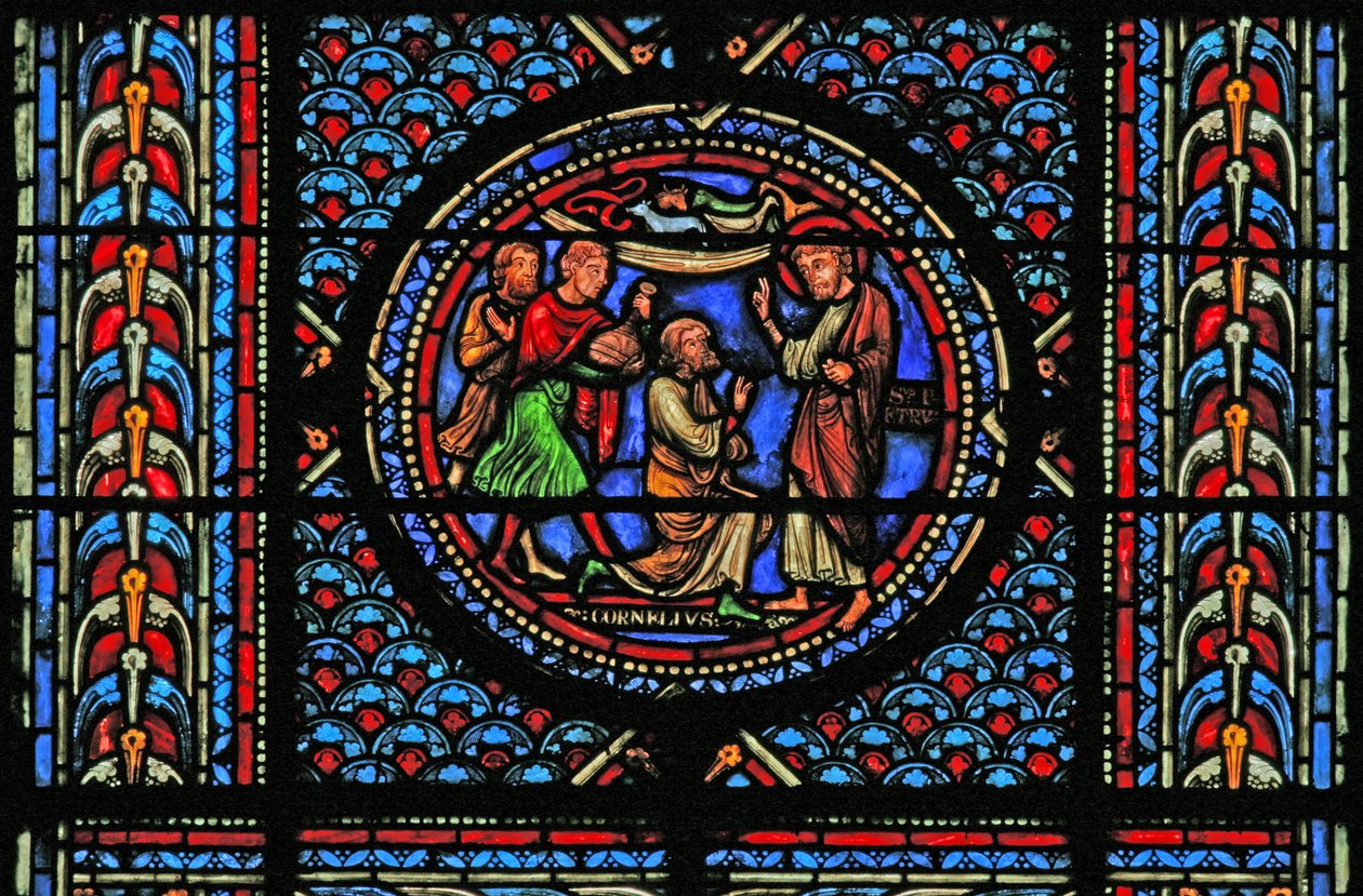 Vindu w10 som viser St Peter konverterer Centurion av French School