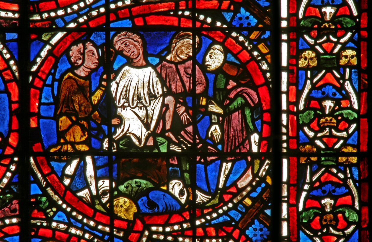 Vindu w11-R som viser Joseph er senket ned i gropen av French School