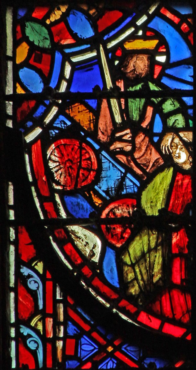 Vindu w11 Gud i en vogn griper Judas datter Lam I 12-14 av French School