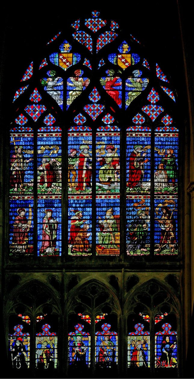Vindu w127 som viser St Peter og St Paul-vinduet av French School