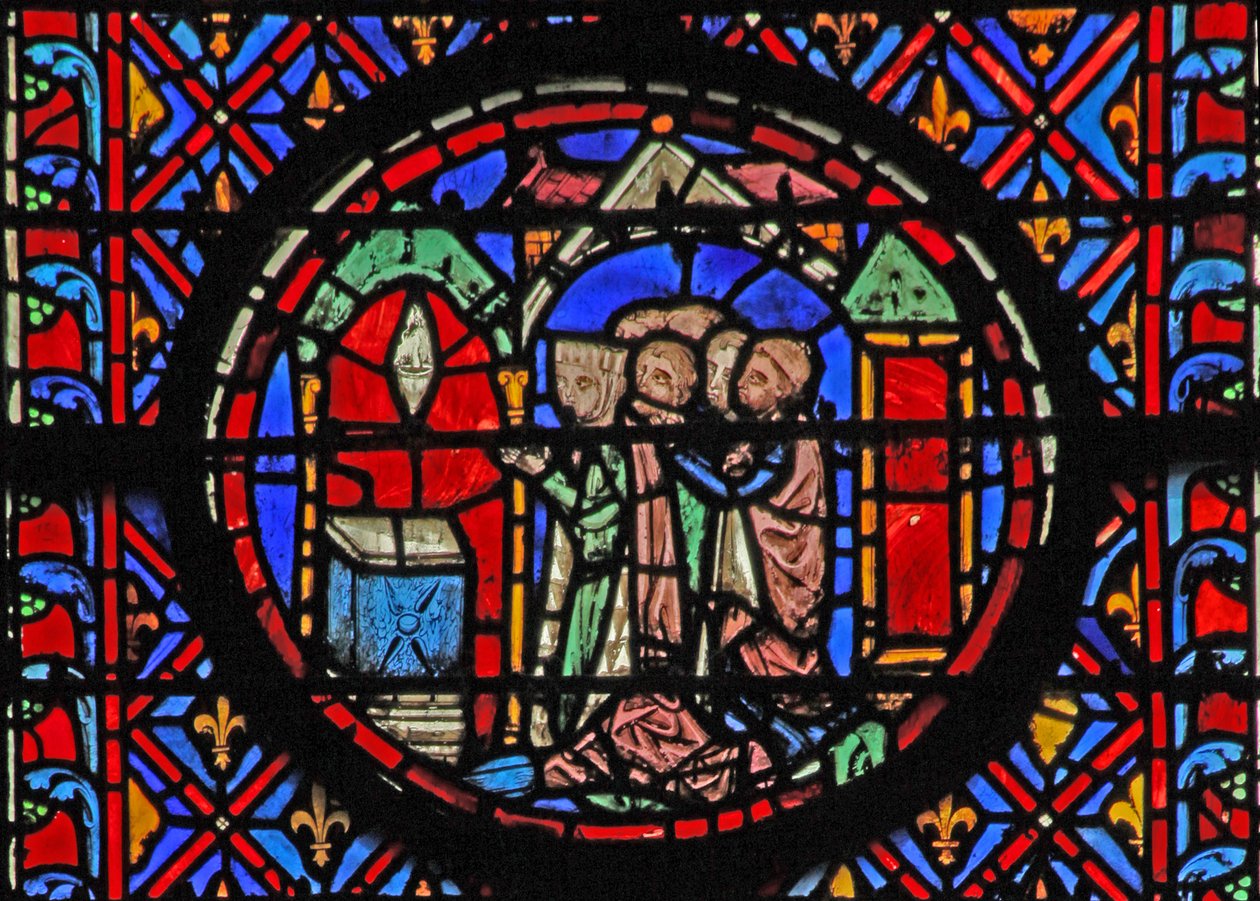 Vindu w12 Judith innvier til Gud en anathema for Holofernes Judith XVI 23 av French School