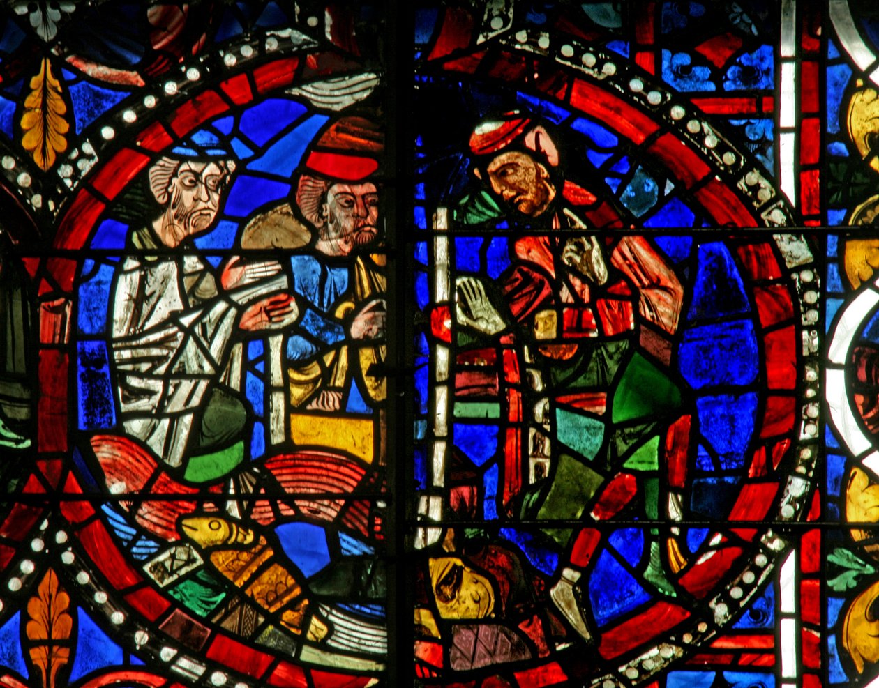 Vindu w13-L som viser en scene fra Exodus? av French School