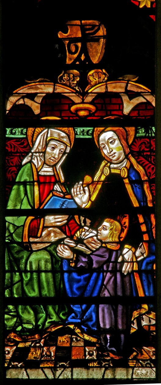 Vindu w132 som viser Mary Salome? av French School