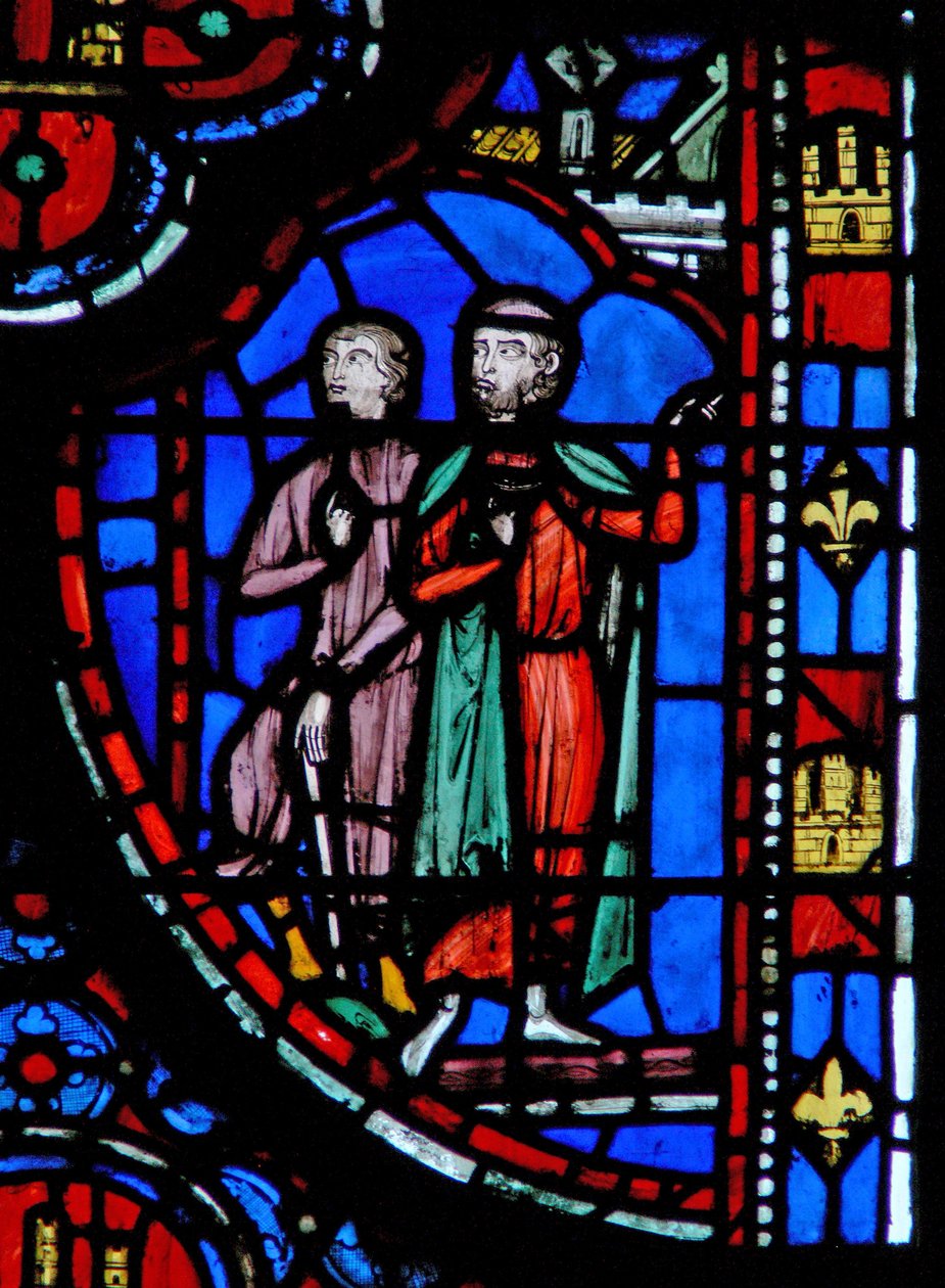 Vindu w13 Mordekai ved palasset Esth II 19 av French School