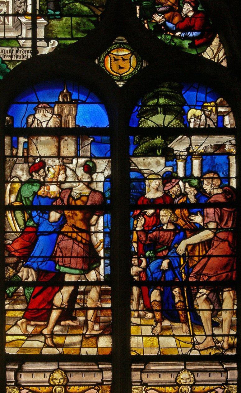 Vindu w17 som viser Salomos dom av French School