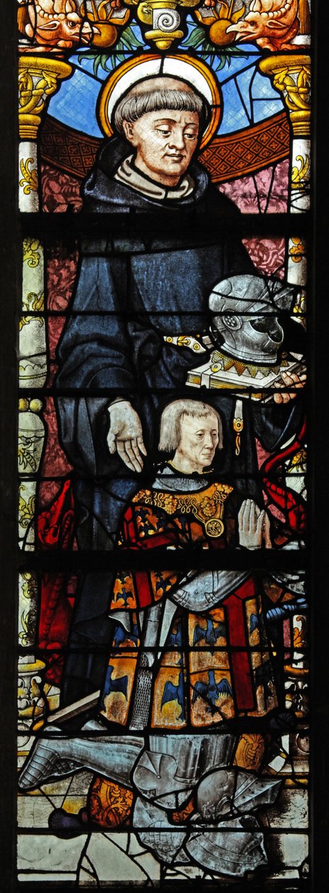 Vindu w1 som viser St Guillaume og Guillaume de Montmorency av French School