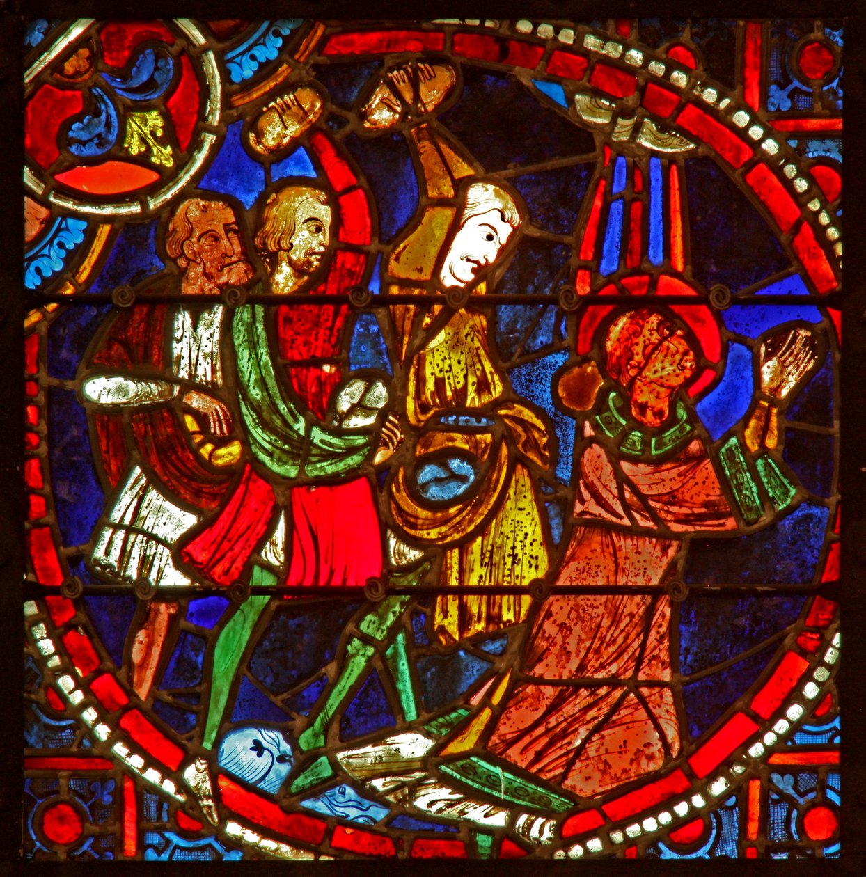 Vindu w1 som viser St Stephens martyrium av French School