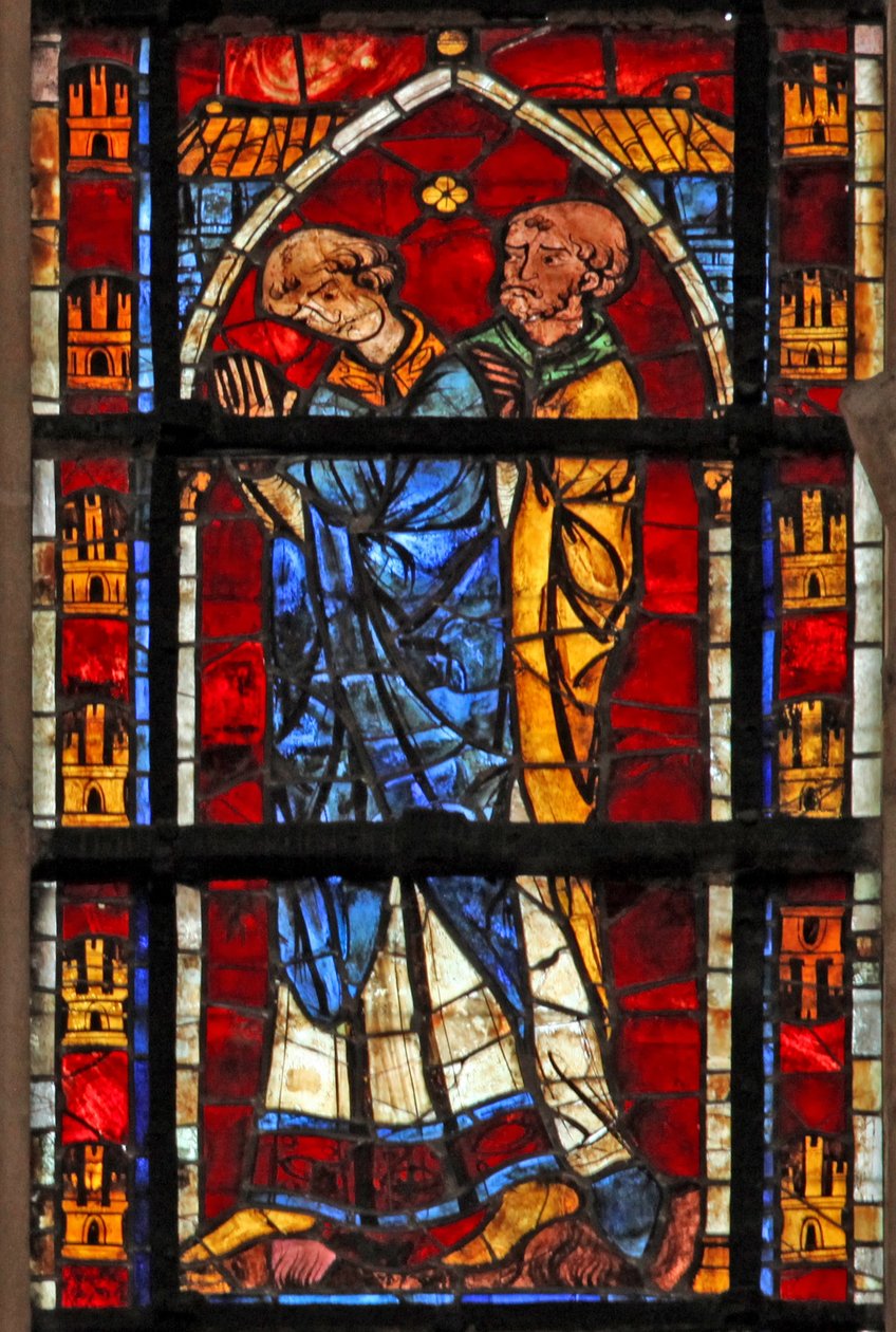 Vindu w205 som viser to figurer av French School
