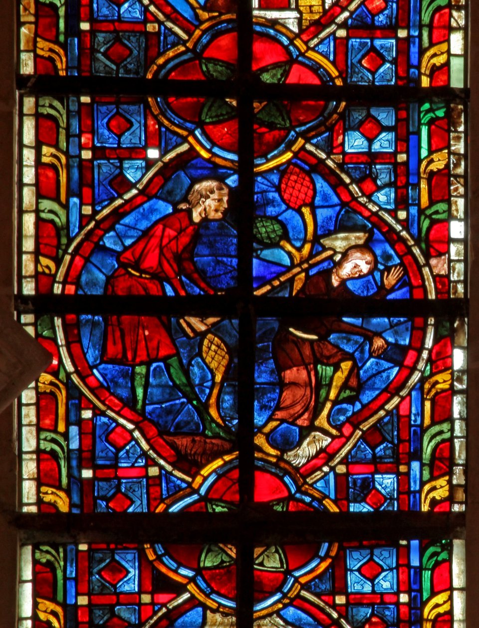 Vindu w207 som viser Kain dreper Abel av French School
