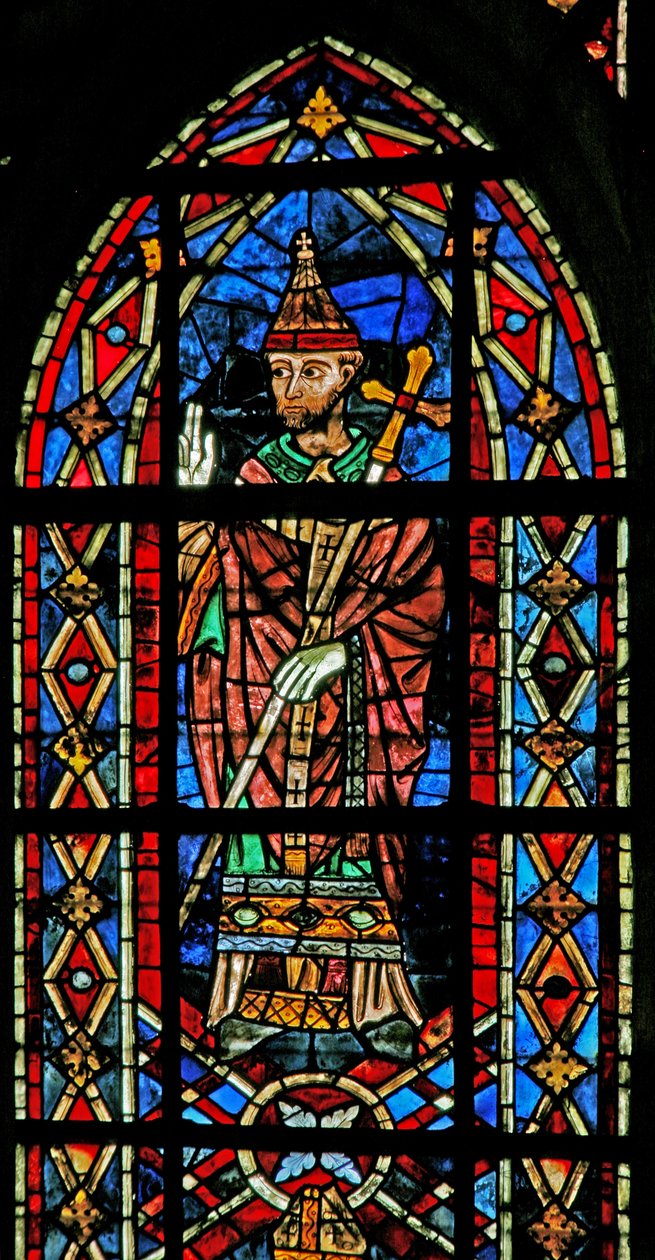 Vindu w207 som viser pave Innocent III av French School