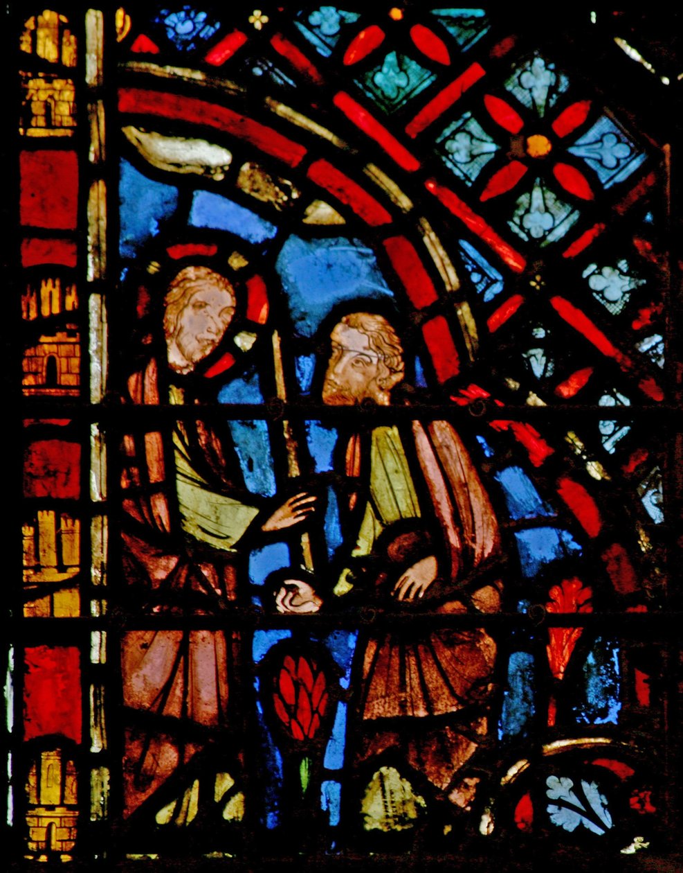Vindu w2 Gud gir Moses La Verge - septeret Ex IV 17 av French School