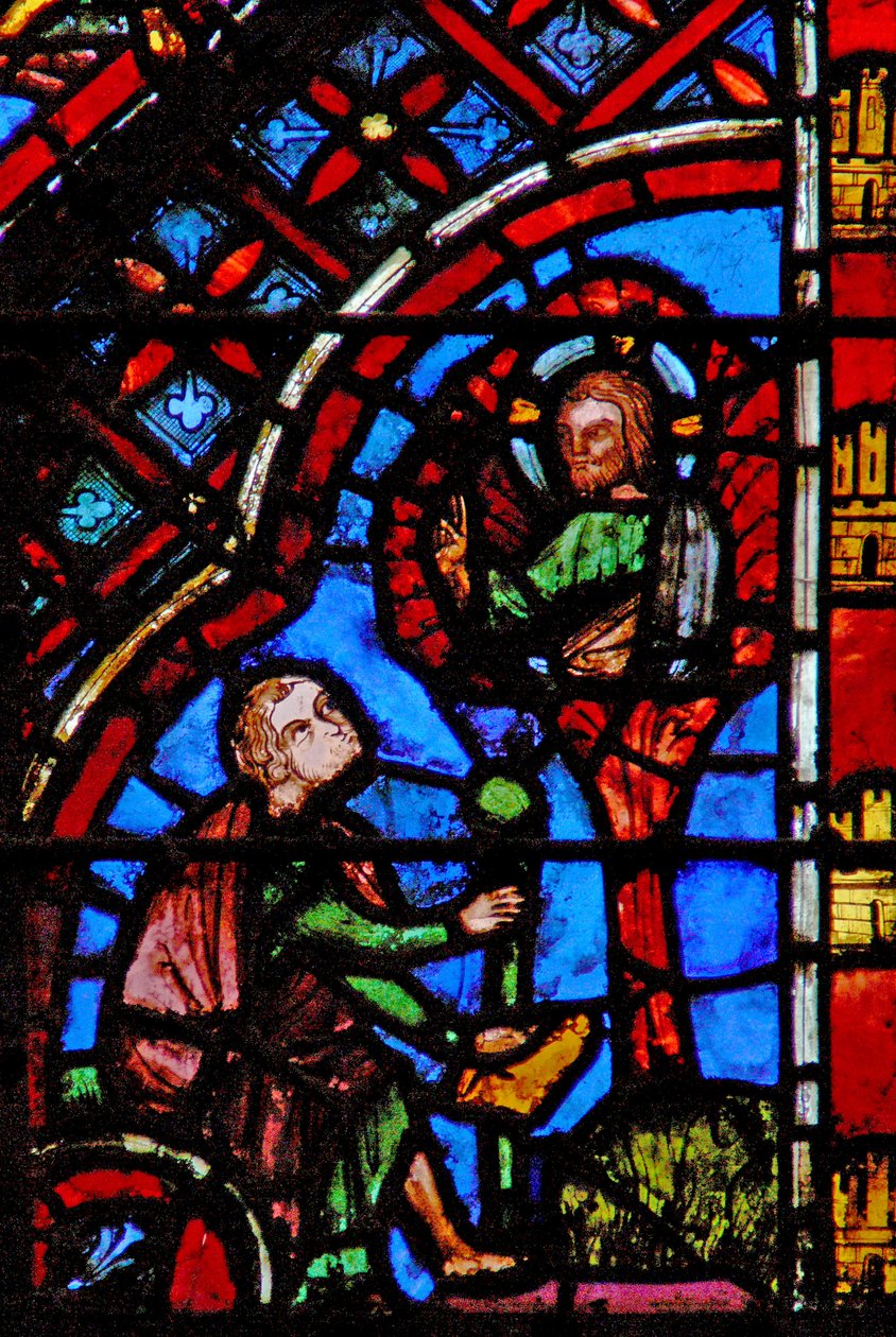 Vindu w2 Moses og den brennende busken av French School