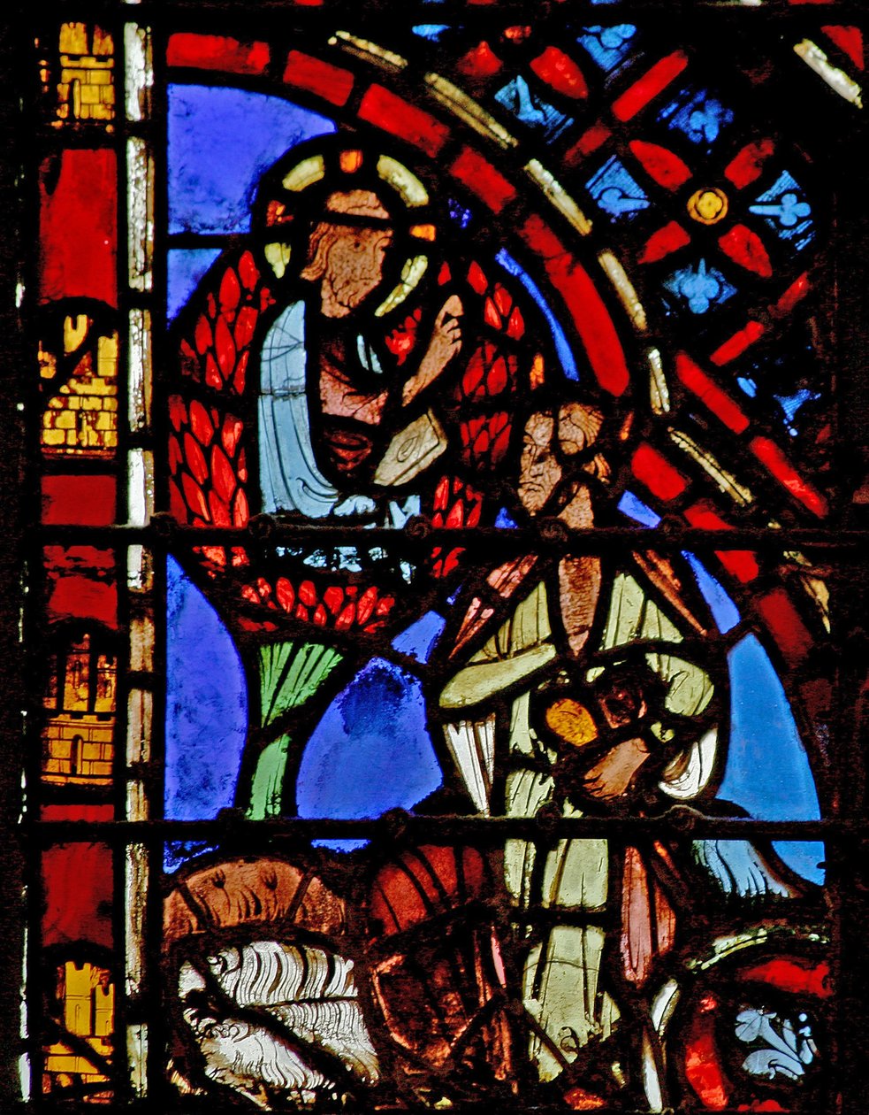 Vindu w2 Moses og den brennende busken av French School
