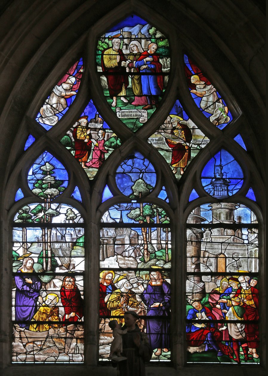 Vindu w2 som viser St Peter-vinduet av French School