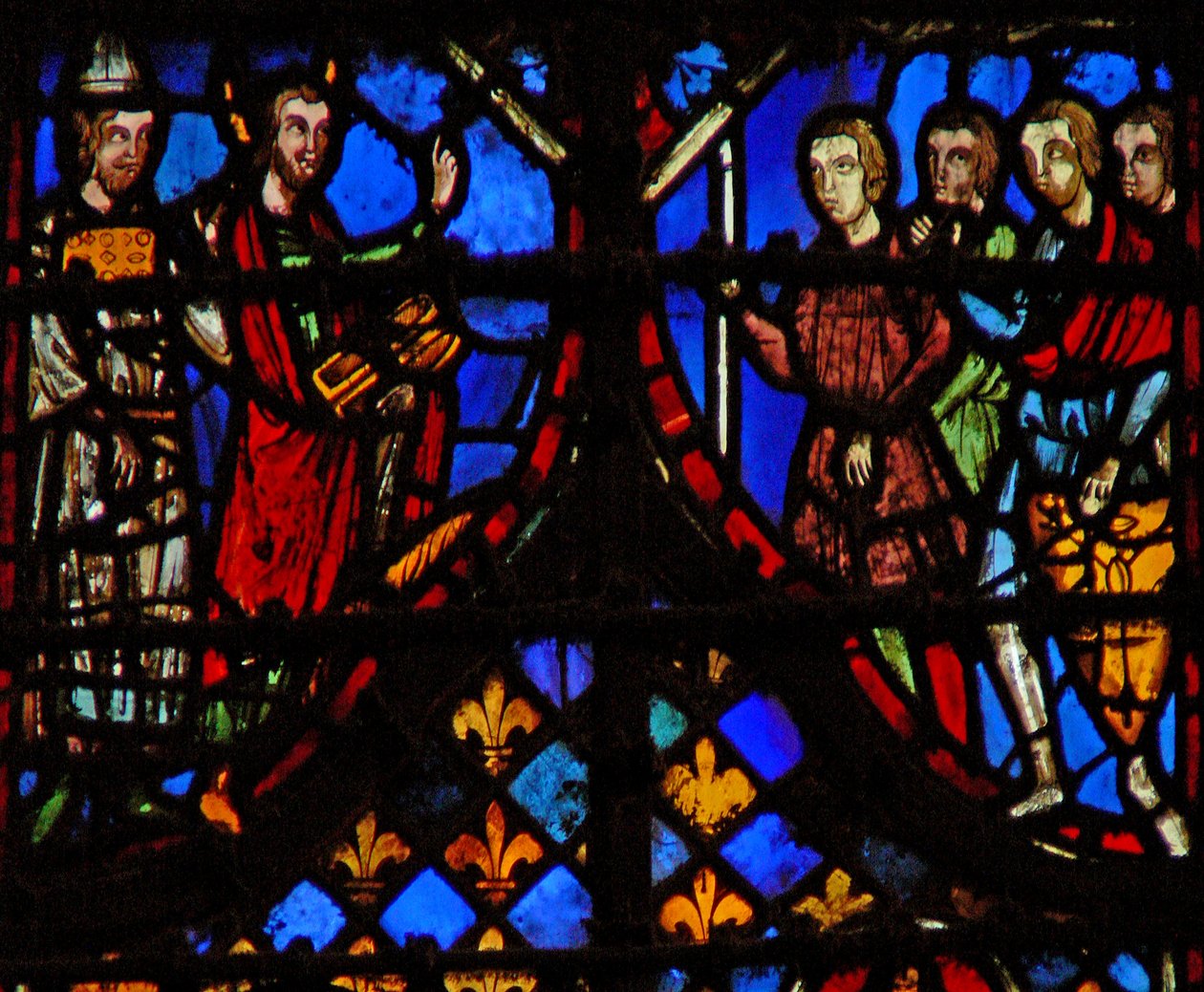 Vindu w3 Moses og Aron taler til folket Numb XX 26 eller 28 av French School