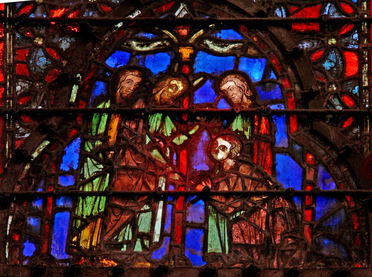 Vindu w4 Moses betegner Joshua Deut XXIV 9 av French School