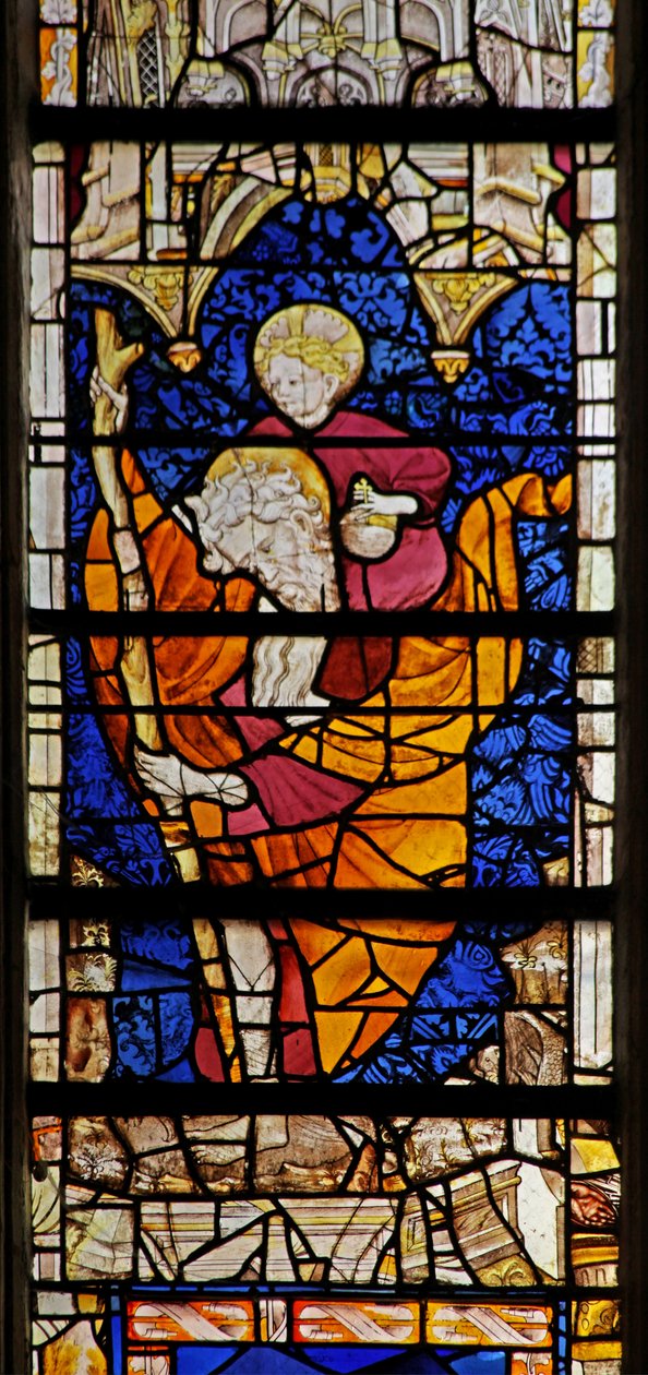 Vindu w4 som viser St Christopher av French School