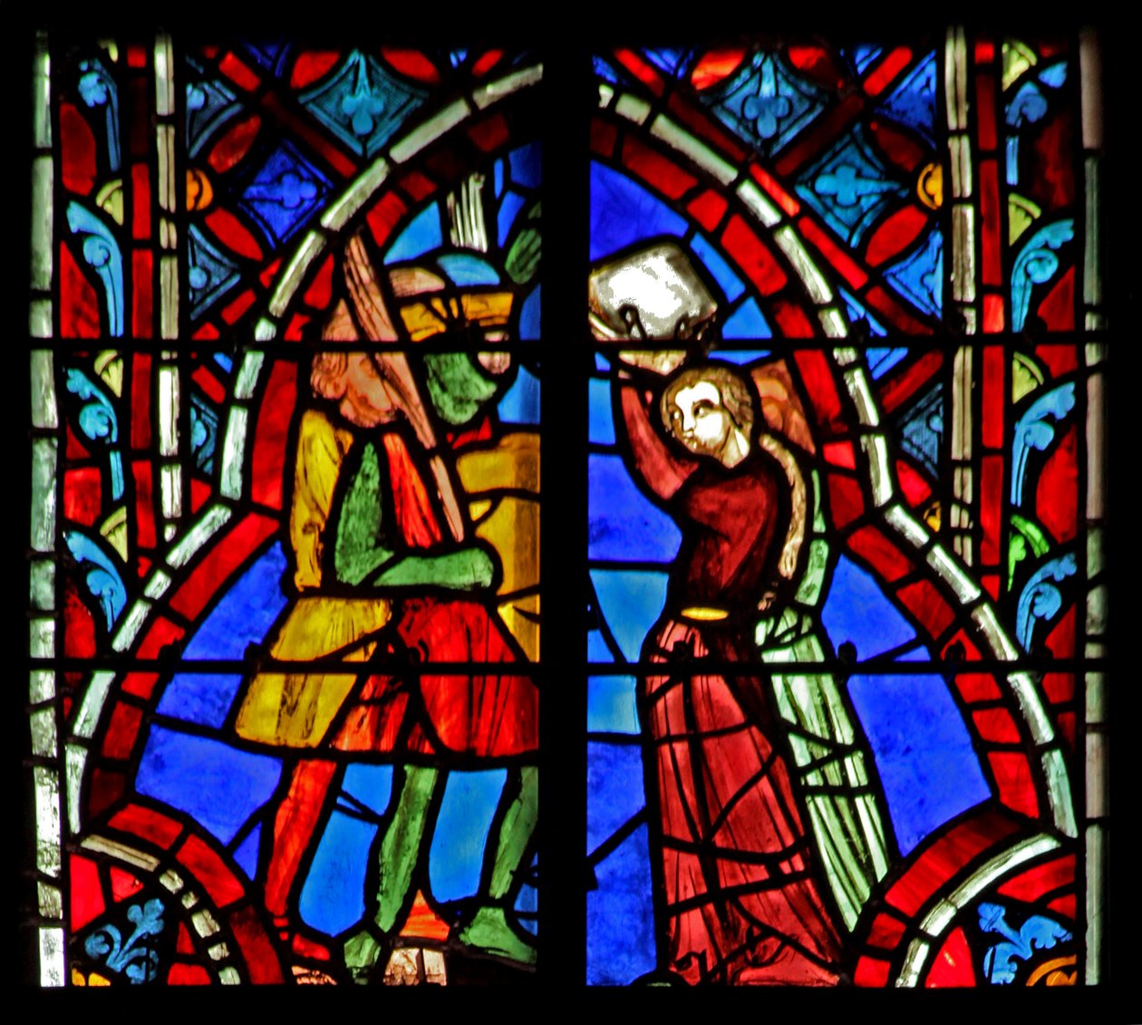 Vindu w5 Jefta møter datteren sin. Dommerne XI 34-35 av French School